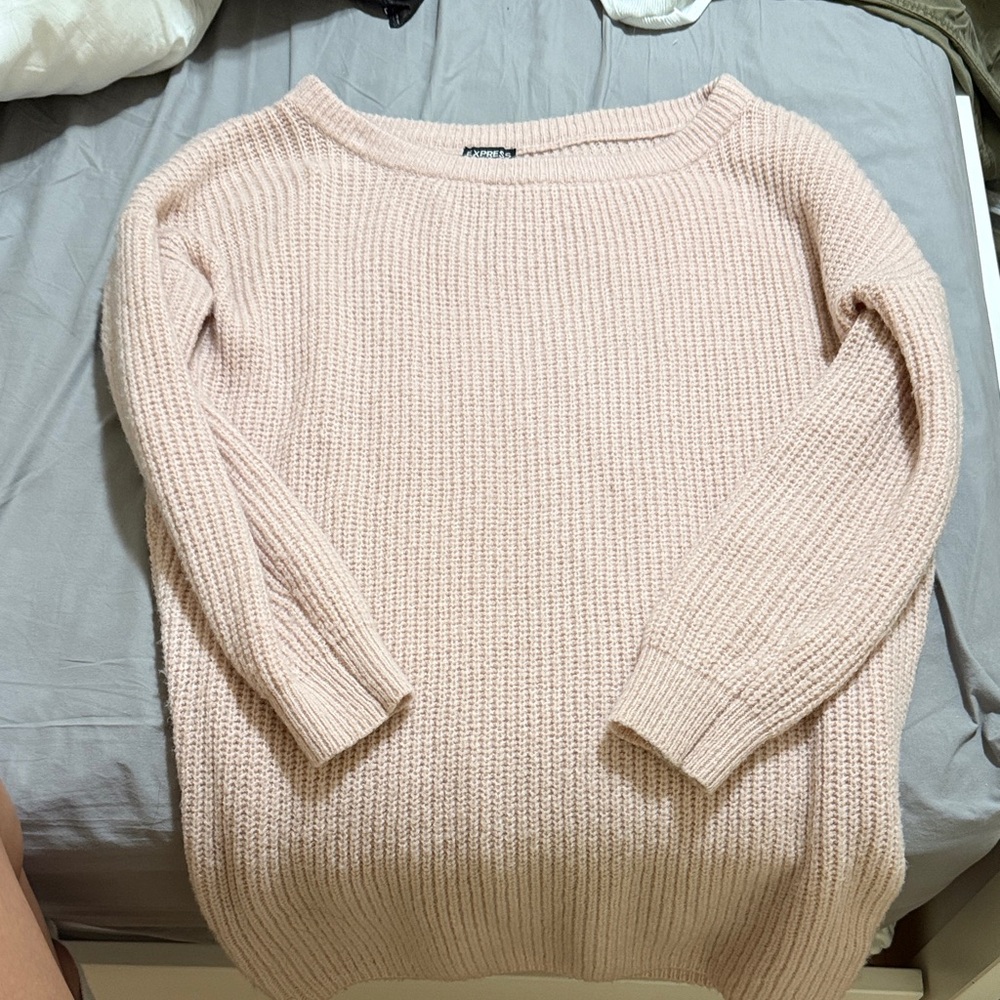 Express Blush Long Sleeve dress